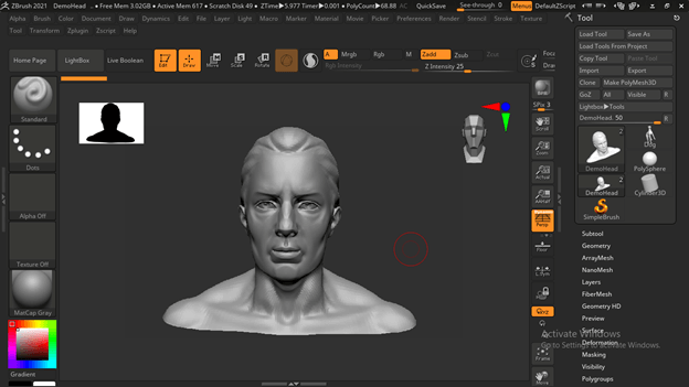 Zbrush Render output 3