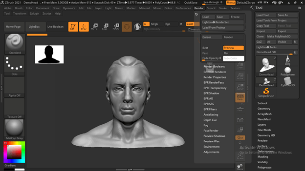 Zbrush Render output 5