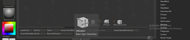 Zbrush Zmodeler output 4