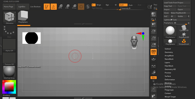 Zbrush Zmodeler output 5