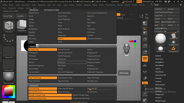 Zbrush Zmodeler output 6