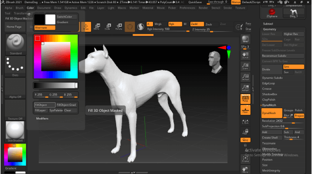 Zbrush Polypaint Model Zbrush Polypaint Zbrush Character Creation