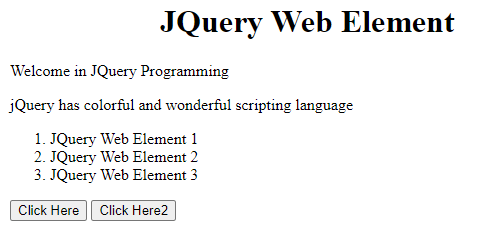 jQuery request element 1