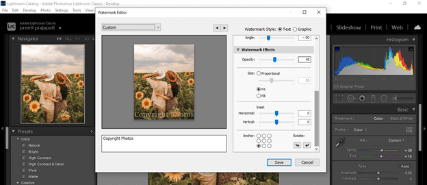 lightroom watermark output 13