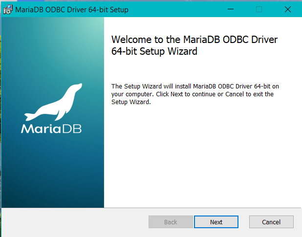 mariadb odbc output 2