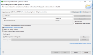 spring boot ide | Learn the step to create a spring boot ide project