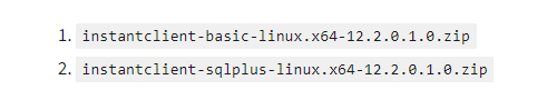sqlplus in linux output 1