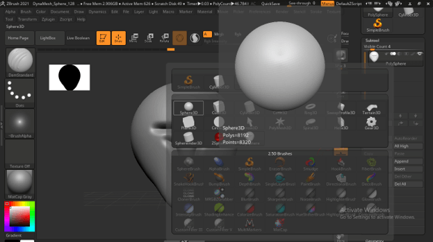 zbrush 5