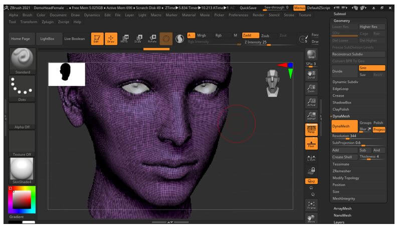 how to get zremesher in zbrush