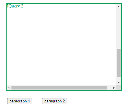 jQuery offset scroll output 5