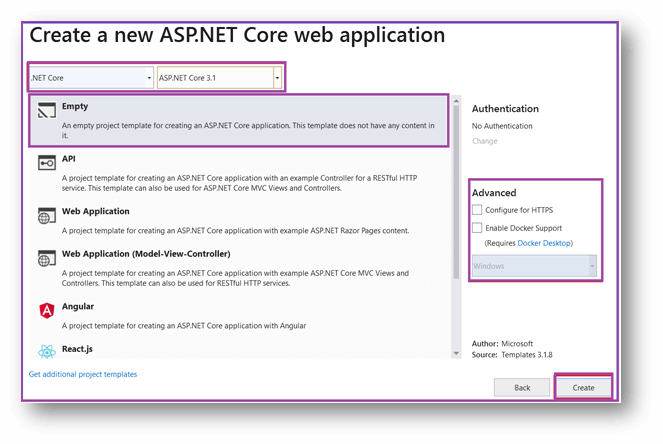 ASP.NET Core Web Application output 4