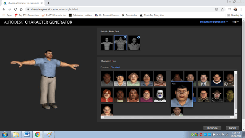 Autodesk Character Generator output 4