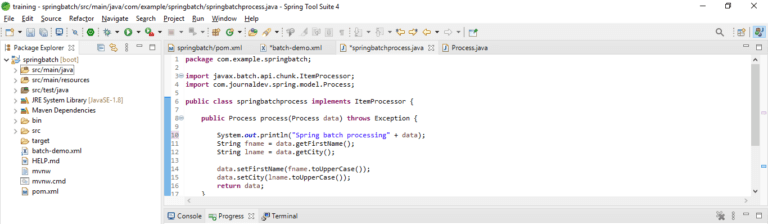 Spring Batch | Learn Example for Creating Spring Batch Service