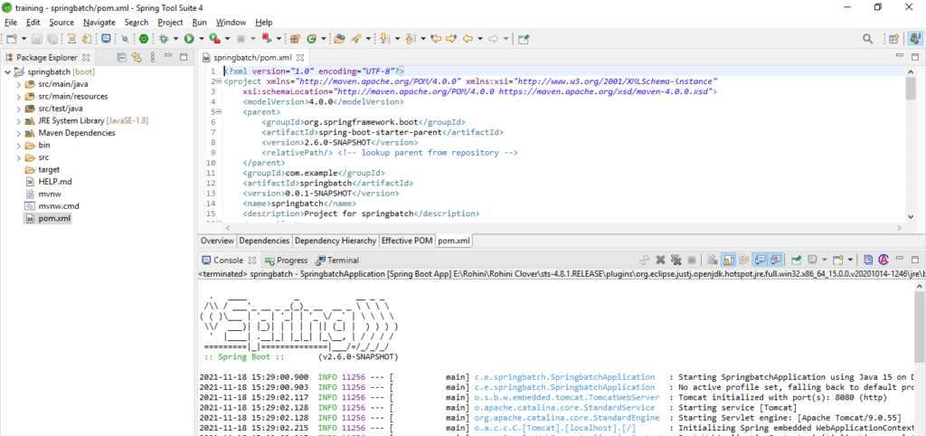 Spring Batch | Learn Example for Creating Spring Batch Service