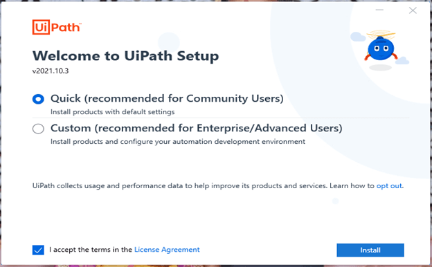 UiPath Installation output 4