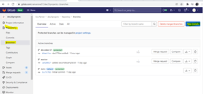 GitLab Branch Protection output 12