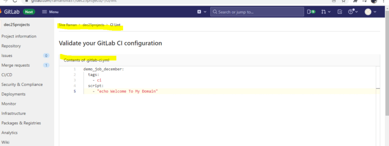 GitLab YAML Validator | How to Use GitLab YAML Validator?