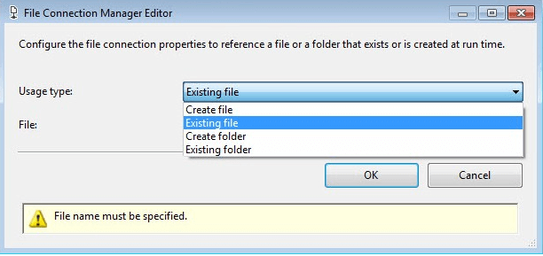 SSIS File System Task output 3