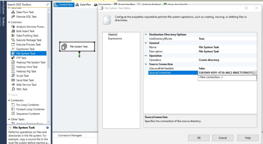 SSIS File System Task output 5