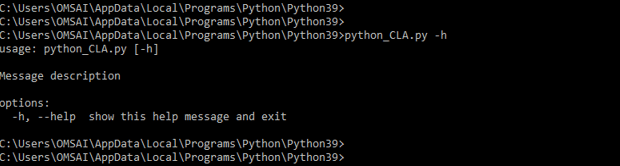 Python Command Line Arguments 14