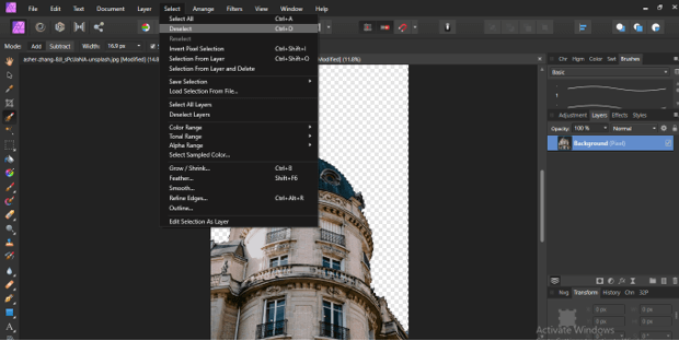 Affinity Photo Remove Background 22