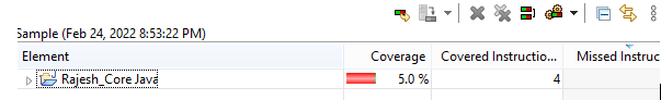 JUnit Code Coverage 4