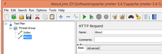 HTTP request sampler 3