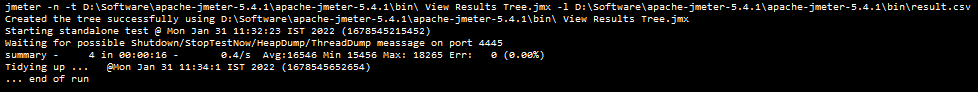 JMeter Command Line Example 3