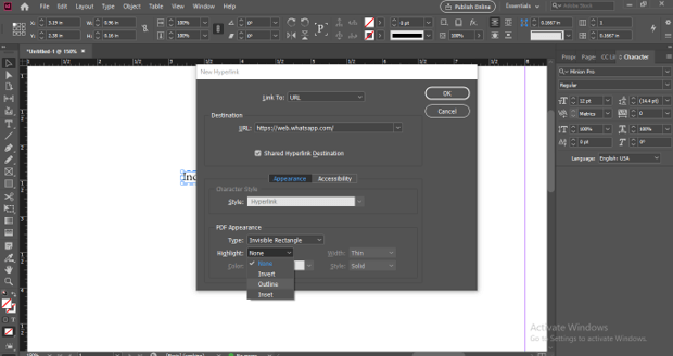 InDesign Hyperlink | Create, Manage and Edit Hyperlinks