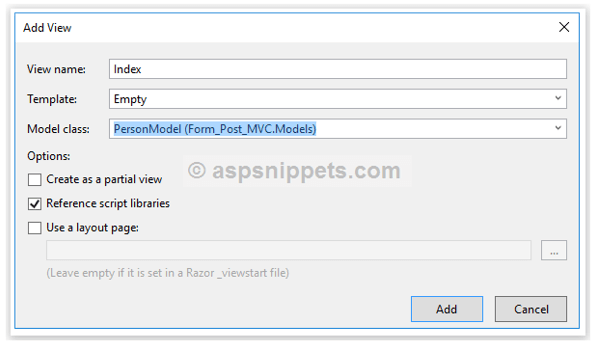 ASP.NET MVC Form 2