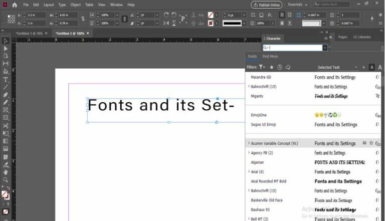 Indesign Fonts A Complete Guide On Indesign Fonts