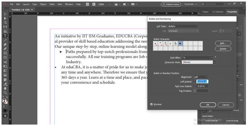 InDesign Bullet Points 29