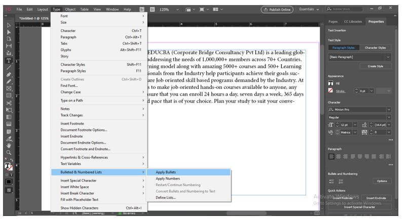 InDesign Bullet Points Complete Guide To InDesign Bullet Points   InDesign Bullet Points 6 