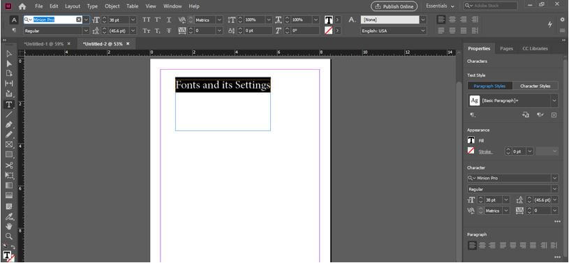 InDesign Fonts 8