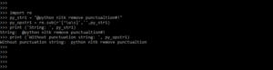 NLTK Remove Punctuation | How to Remove Punctuation with NLTK?