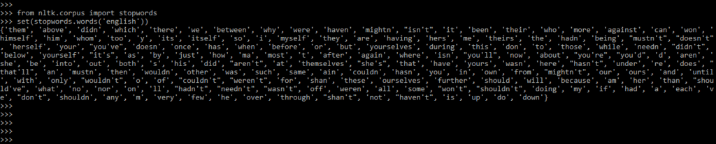 NLTK Stop Words | What is NLTK Stop Words with Program?