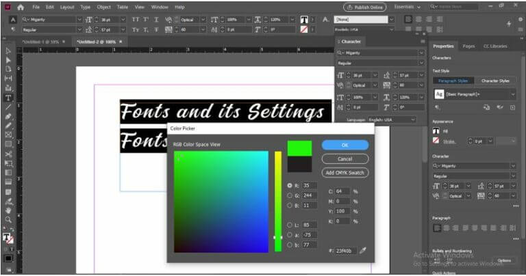 InDesign Fonts | A Complete Guide on InDesign Fonts