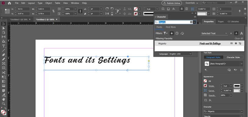 New Add InDesign Fonts 9