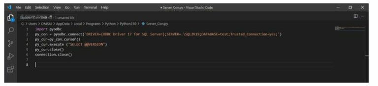Python Sql Server Connection | How To Connect Python Sql Server?