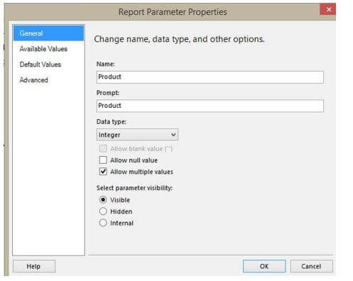 SSRS Cascading Parameters 13