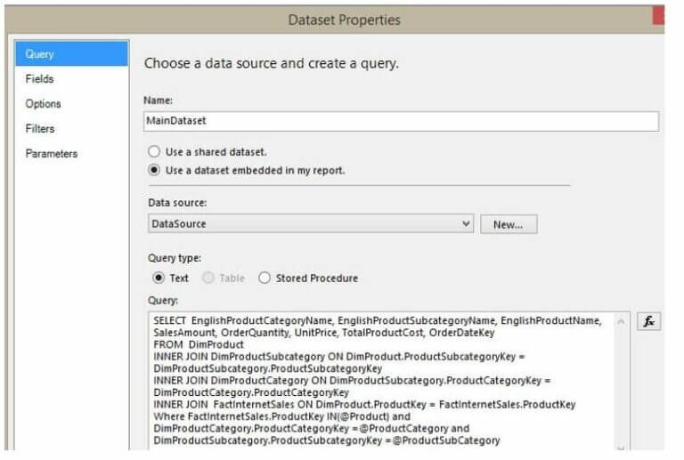 SSRS Cascading Parameters | Create SSRS Cascading Parameters