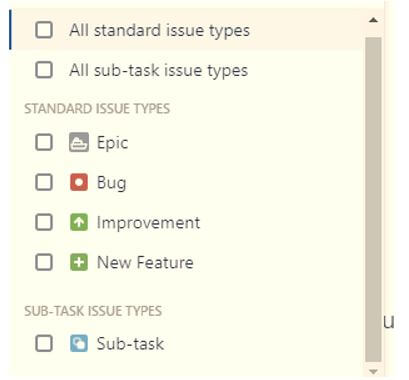 Jira Issue Types 1
