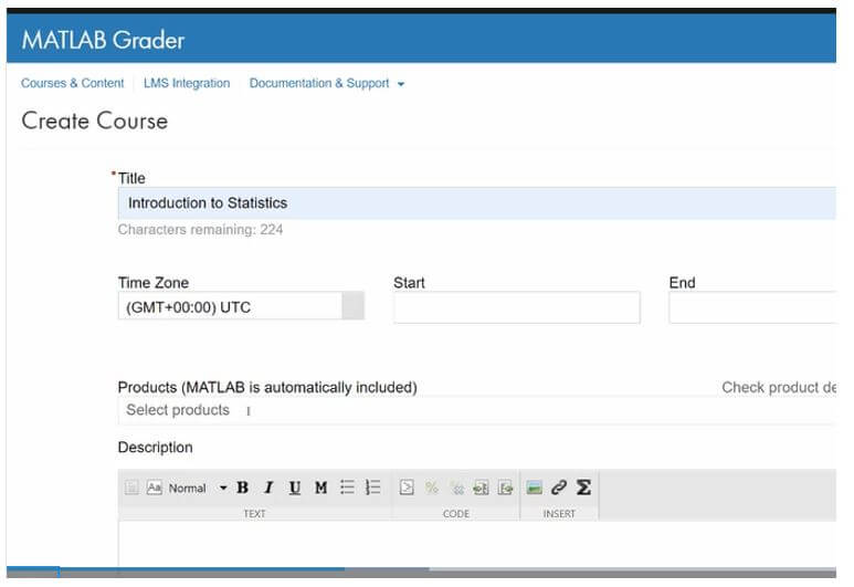 Matlab Grader 3