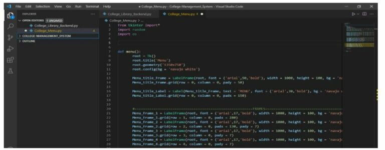 Python Projects with Database | Top Projects of Python with Database