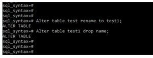 SQL Syntax | Overview and Various SQL Syntax with Examples