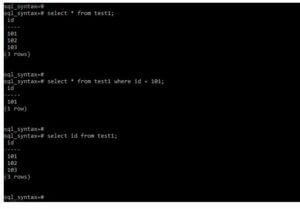 SQL Syntax | Overview and Various SQL Syntax with Examples