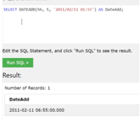 T-SQL DATEADD add