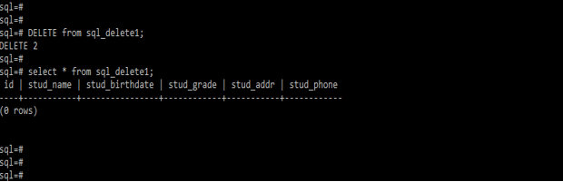 SQL DELETE Statement | Differences and Parameters with Examples