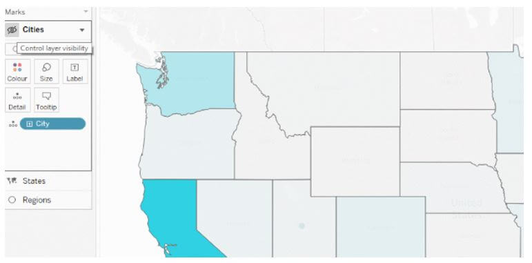 drag and drop any Geographic information onto the Details field