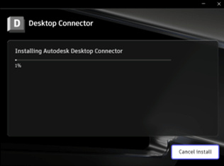 Autodesk Desktop Connector install